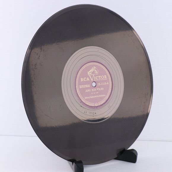 Johnny Vadnal - Juke Box Polka / Carousel Waltz 1948 10" 78 rpm Record 25-1115 - Picture 5 of 16